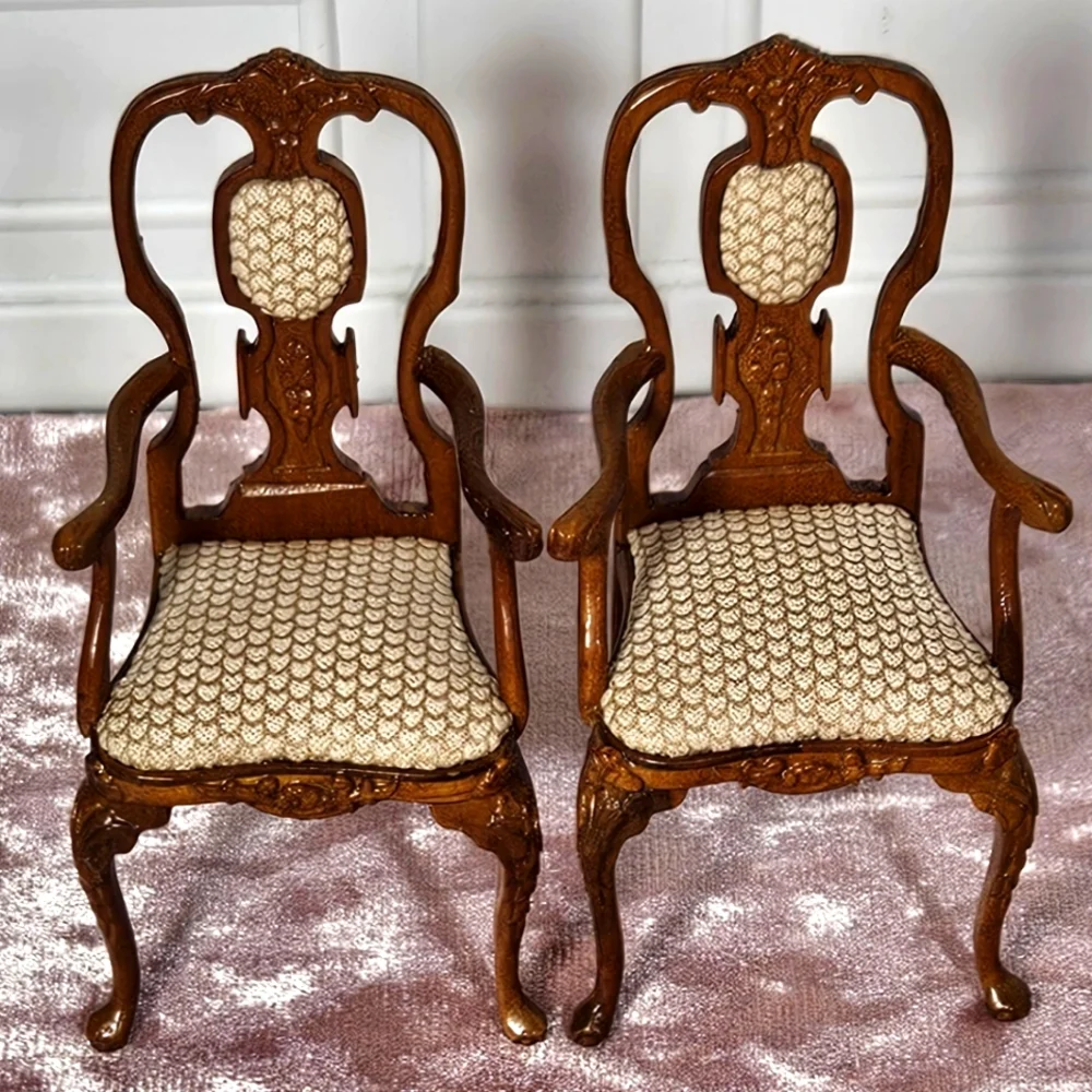 Bespaq Dollhouse Miniature Chairs 1:12 - Picture 4 of 6